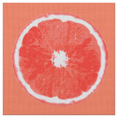 Tissu Tranches de pamplemousse rose d'art de bruit - (Fermer)