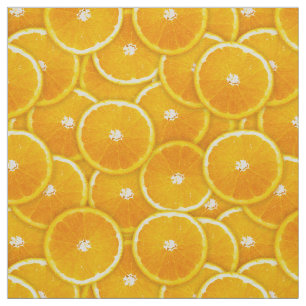 Tissu Tranches oranges