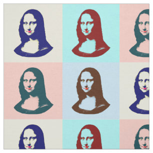 Tissu transparent de Mona Lisa d'art de bruit