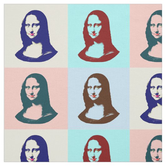Tissu transparent de Mona Lisa d'art de bruit (Échantillon)