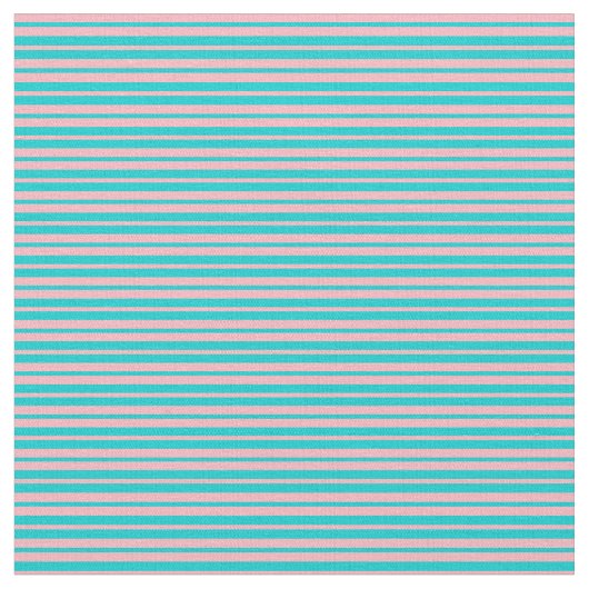 Tissu Trappe Turquoise foncé et rose clair (Fermer)