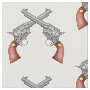 Tissu Traversée De Deux Pistols De L'Ancien Ouest Améric