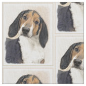 Tissu Treeing Walker Coonhound Peinture - Art original (fermé)