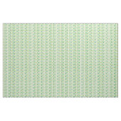 Tissu Trèfle Chanceux Blanc Avec Des Trèfles Verts (Yard)