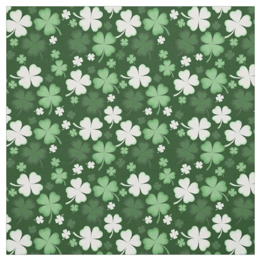 Tissu Trèfle vert, jour de la Saint-Patrick (Échantillon)