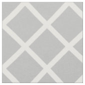 Tissu Trellis blanc sur le gris de cendre (Fermer)