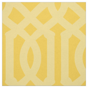 Tissu Trellis jaune doux Grande échelle