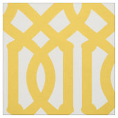 Tissu Trellis jaune Grande échelle (Échantillon)