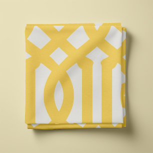 Tissu Trellis jaune Grande échelle