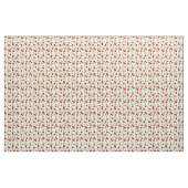 Tissu très cerise - sur blanc (Yard)