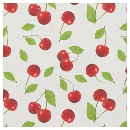 Tissu très cerise - sur blanc (Fermer)
