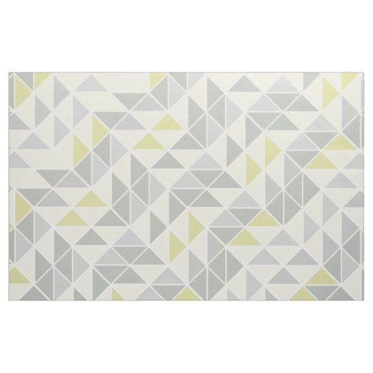 Tissu triangle Abstrait JAUNE moderne (Yard)