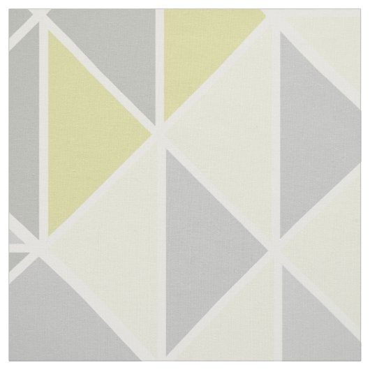Tissu triangle Abstrait JAUNE moderne (Échantillon)