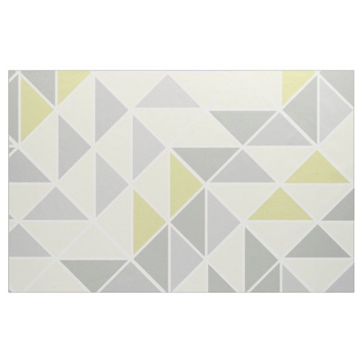 Tissu triangle Abstrait JAUNE moderne (Fat Quarter)