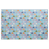 Tissu Triangle bleu mer (Yard)