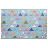 Tissu Triangle bleu mer (Fat Quarter)