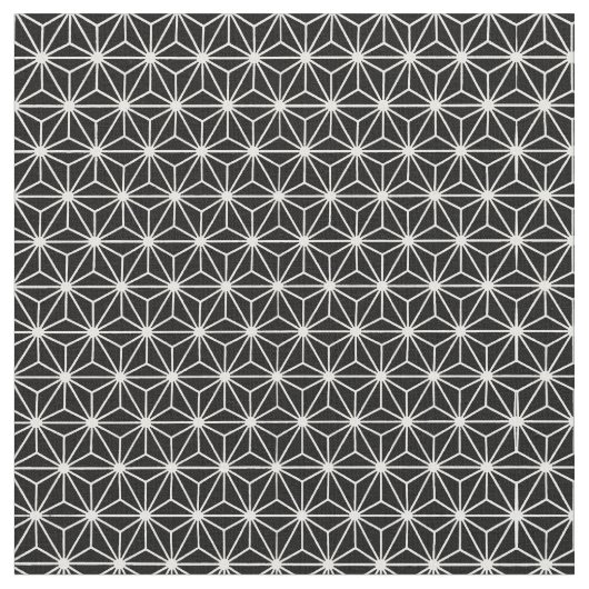 Tissu Triangle isocèle de fleurs géométriques (Fermer)