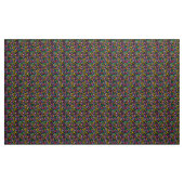Tissu Triangle pop art cool noir clair vert motif (Yard)