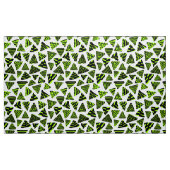 Tissu Triangles 240121 - Grn Noir et Chartreuse sur Wt (Yard)