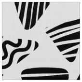 Tissu Triangles 240121 - Noir et blanc (Fermer)