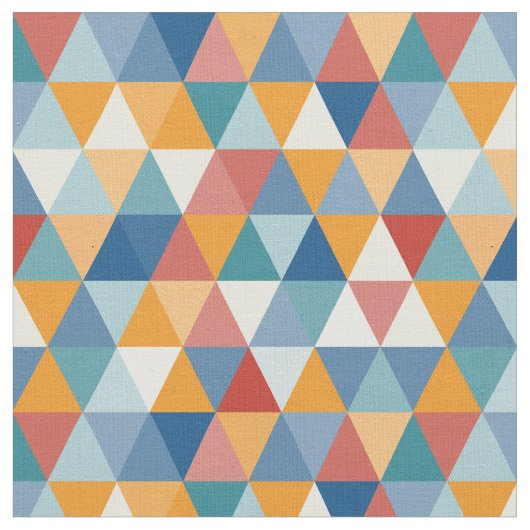 Tissu Triangles colorés (Fermer)