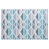 Tissu Triangles d'art géométrique rétro gris turquoise (Fat Quarter)