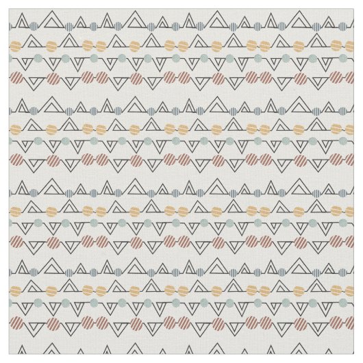 Tissu Triangles de Bauhaus (Fermer)