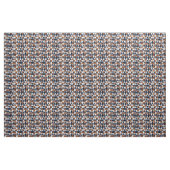 Tissu Triangles de marine et de rouille I (Yard)