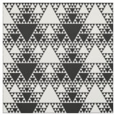 Tissu Triangles de Sierpinski - noires et blanches (Échantillon)