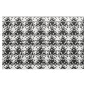 Tissu Triangles de Sierpinski - noires et blanches (Fat Quarter)