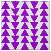 Tissu Triangles d'encre - Violet sur blanc (Échantillon)