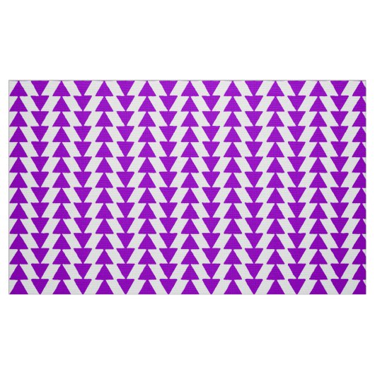 Tissu Triangles d'encre - Violet sur blanc (Fat Quarter)