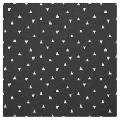 Tissu Triangles écartés noir et blanc (Échantillon)