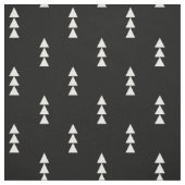 Tissu Triangles empilés noirs et blancs (Échantillon)