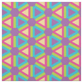 Tissu Triangles géométriques dans une palette de couleur (Échantillon)