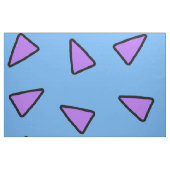 Tissu Triangles géométriques de style de Rocko bleues et (Fat Quarter)