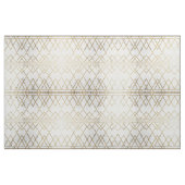 Tissu Triangles géométriques d'or moderne chic de Faux (Yard)