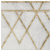 Tissu Triangles géométriques d'or moderne chic de Faux (Fermer)