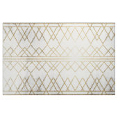 Tissu Triangles géométriques d'or moderne chic de Faux (Fat Quarter)
