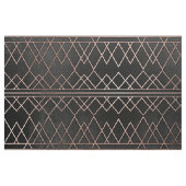 Tissu Triangles géométriques d'or rose chic et élégant (Fat Quarter)