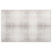 Tissu Triangles géométriques d'or rose moderne chic de (Yard)