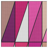 Tissu Triangles géométriques modernes, violet, rose et b (Fermer)