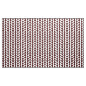 Tissu Triangles gras - Brown foncé sur blanc (Yard)