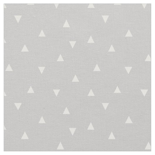 Tissu Triangles Gris Dispersés (Fermer)
