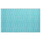 Tissu Triangles inky - Blanc sur Aqua Blue (Yard)