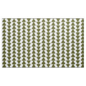 Tissu Triangles Inky - Olive profond sur blanc (Yard)