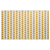 Tissu Triangles inky - Or Brown sur blanc (Yard)