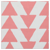 Tissu Triangles Inky - Rose doux sur blanc (Échantillon)