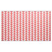 Tissu Triangles Inky - Rose Tropical sur Blanc (Yard)