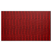Tissu Triangles inky - rouge sur noir (Yard)